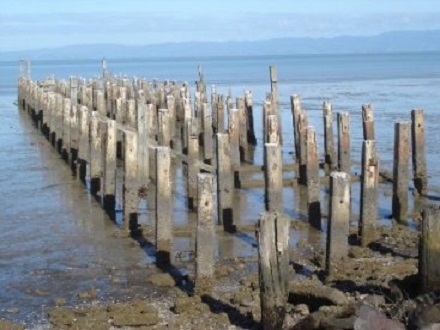 Old wharf at Thames